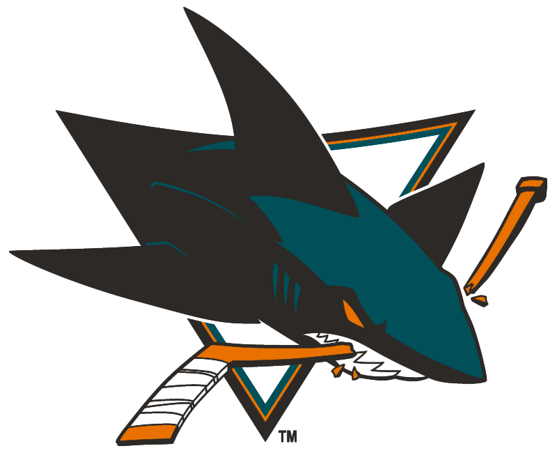 San Jose Sharks 2007 08 Primary Logo vinyl decal